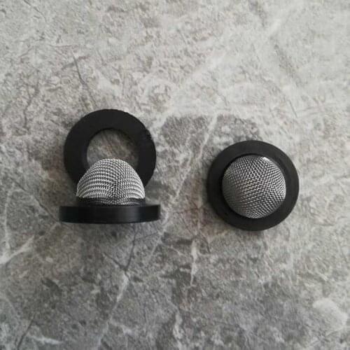 Black DN10 11x15mm Flat Spacer O Ring Gasket Seal With Sreen Mess For 3/8" BSP Fitting