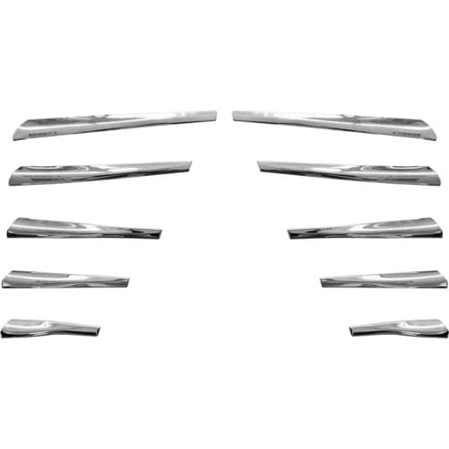 For Toyota Voxy 80 2018 2019 2020 Front Fog Light Lamp Cover Trim Fog Light Lamp Strip Frame Accessories