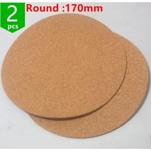 2pcs* Kossel 170mm round cork insulation sheets for Kossel/Delta 3D Printer Heatbed Bed Hot Plate Issulation Cork sheet