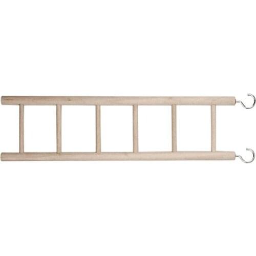 Kapmore 1pc Bird Ladder Creative Wooden Cage Ladder Toy Parrot Ladder Cage Play Toy Pet Supplies For Bird Parrot