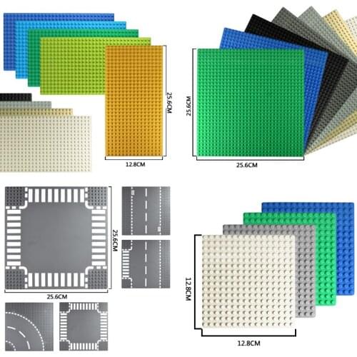 Classic Dots Base Plates Plastic Bricks Baseplates Compatible Legoing Toys City Dimensions Building Blocks Construction DIY Toys