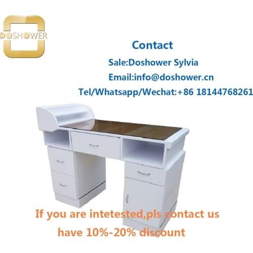 Doshower DS-CH123 nail table with dust collector of nail salon equipment with nail art tables for nail care manicure table nail