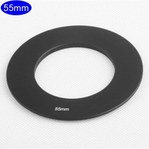 Metal 55mm Camera Lens Adapter Ring for P Series Gradient Square Filter Holder Mount