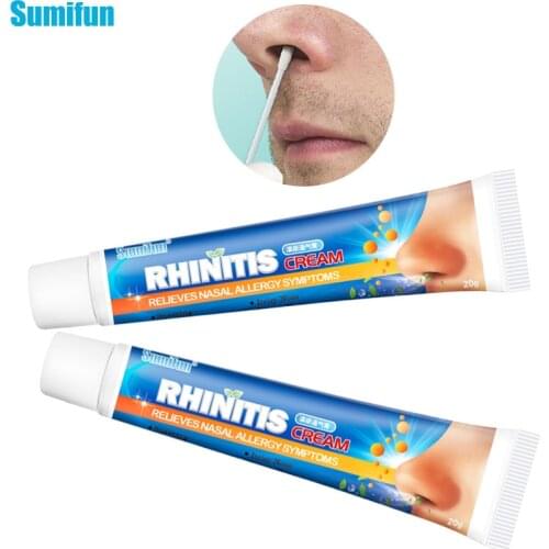 1Pcs 20g Natural Mint Extract Nasal Essential Oils Rhinitis Sinusitis Nasal Congestion Treatment Cream Refresh Nose Cold Cool