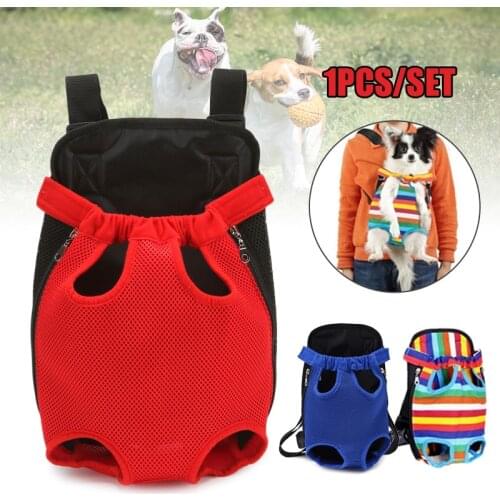 Front Pet Dog Carrier Legs Out Backpack Adjustable Shoulder Strap Sling for Traveling Hiking ASD88