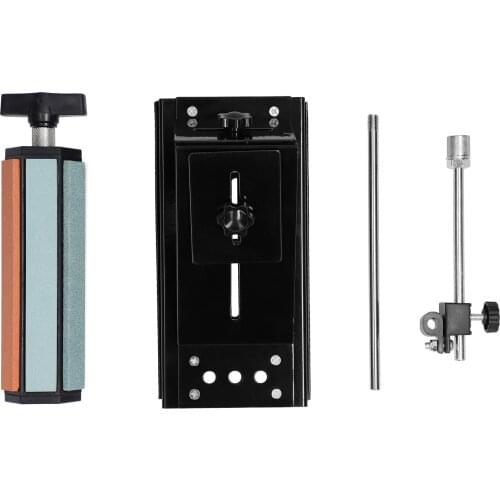 Portable Cutter Sharpener Professional Stainless Steel Kitchen Sharpening System Tools Fix-angle Whetstone Grinder Machine