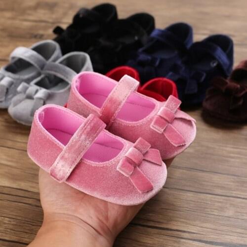 Newborn Baby Girls First Walkers Cute Summer Spring Mary Jane Flats Pu Princess Shoes with Hook Toddler Children Footwear