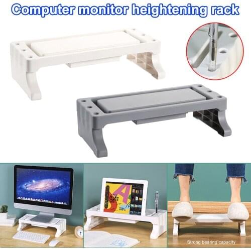 TV Display Top Storage Rack Holder Computer Monitor Stand Organizer for Home Office Tablet Stands Holder Tablet Accessories