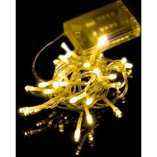 RXUNS Holiday Led Christmas Lights Outdoor 30LED/3M 50LED/5M Led String Lights Decoration for Party Holiday Wedding Garland