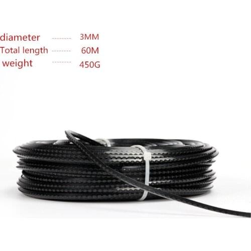 3.0MM 450G super quality zigzag trimmer line toothing string trimmer line for weed cutter brush cutter