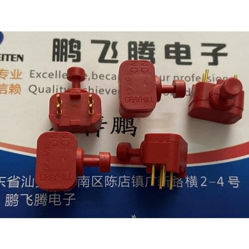 1PCS American Grayhill 39-261 RED miniature tact switch in-line 4-foot horizontal side button button