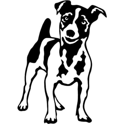 10.3*14CM JACK RUSSELL TERRIER Car Sticker Decal Fun Pet Motorcycle Decals Car Styling C2-0373