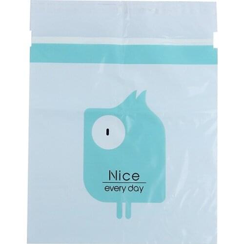 15pcs Portable Hanging Car Trash Bag Cute Cartoon Office Self-adhesive Garbage Bags Disposable Cleaning Bags Kitchen Accessories