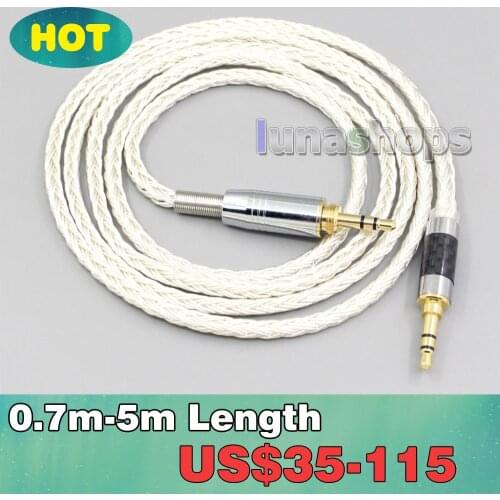 16 Core OCC Silver Plated Headphone Earphone Cable For Audio-Technica ATH-pro500mk2 PRO700MK2 PRO5V M50 M50RD LN007212
