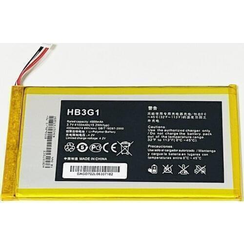 3.7V 4100mAh HB3G1 For Huawei MediaPad T1 7.0 T1-701u T1-701ua HB3G1H Battery