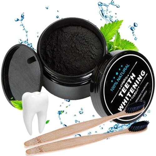 30g Teeth Whitening Oral Care Charcoal Powder Natural Activated Carbon Tooth Plant Whitener Powder Oral Hygiene Remove Stains