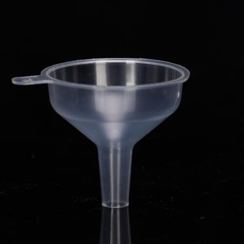 30 Plastic Funnels For Perfume Diffuser Bottle Small Liquid Oil Funnels Lab Tools Long Extended Nozzle Funnel Kitchen Gadgets