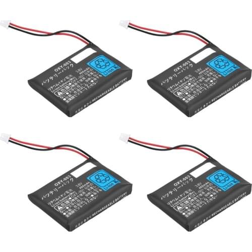 4pcs 3.8V 460mAh Battery Lithium-ion replacment Kit Pack for Nintendo GBM Game Boy Micro batteries