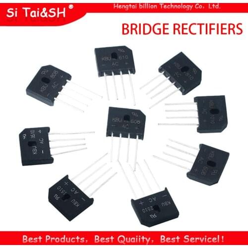 5pcs/lot KBU606 KBU610 KBU806 KBU808 KBU810 KBU1010 KBU1510 DIP-4 BRIDGE RECTIFIERS
