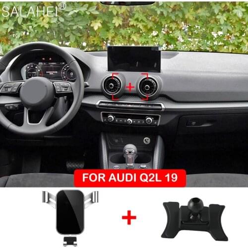 Car Mobile Phone Holder Mounts Stand GPS Bracket Phone Gravity Navigation Bracket For Audi Q2 Car Style Automotive Interior