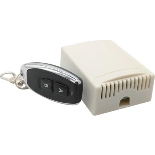 433Mhz wireless remote universal relay receiver module 2 way control 2NO+2NC RF control switch transmitter DC12V AC220V