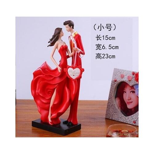 MARRIAGE RESINOUS FIGURE ENGAGEMENT WEDDING WINE CABINET BETROTHAL AND WEDDING SEND BOUDOIR HONEY HOME DECORATION STATUES