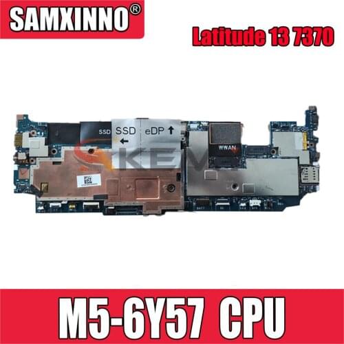 For DELL Latitude 13 7370 E7370 M5-6Y57 Notebook Mainboard CN-01JF8K 01JF8K AAU30 LA-D312P Laptop Motherboard SR2EG DDR3