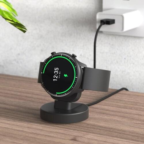 Two Chargers for amazfit t-rex pro gtr2 gts2 bip u Smart Watch Accessories Wireless Fast Charging replace Dock Cradle Station