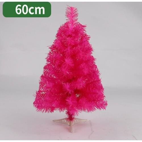 60cm Christmas tree black rose red mini artificial Christmas tree decoration Christmas decorations for home free shipping