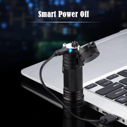 Creative Waterproof USB Rechargeable Flashlight Electric Lighter Double Arc Flameless Lighters Dropship Suppliers