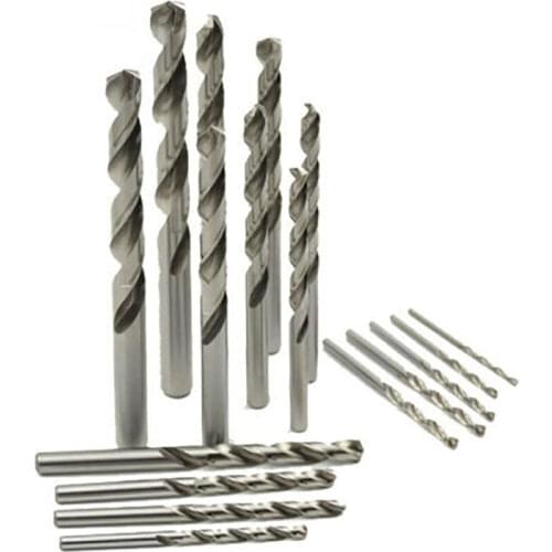 25pcs 1mm-13mm High Speed Steel Twist Drill Bit Set with Iron Boxed For Machine Tool Type Diameter Twist Drill Tool Accessories