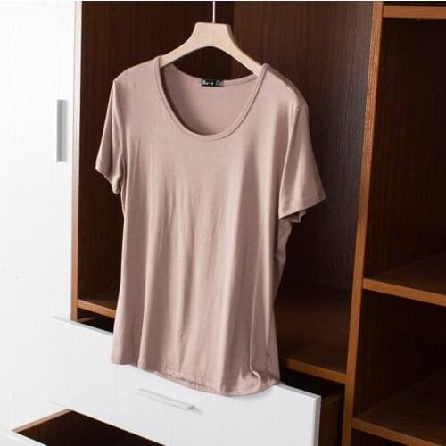 Obrix Light Sweet Comfy Female T-Shirt O-Neck Short Sleeve Casual Style Outfit For Women