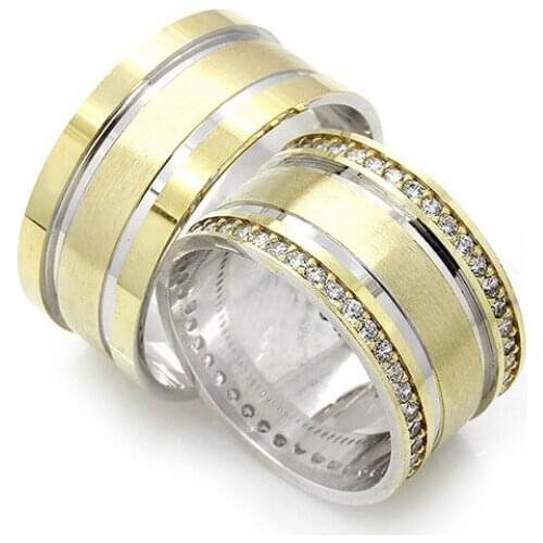 Couple Wedding Ring Sterling Silver 925 Woman And Man Luxury Jewelry Bands Engagement Anniversary Anatolian Civilization Models