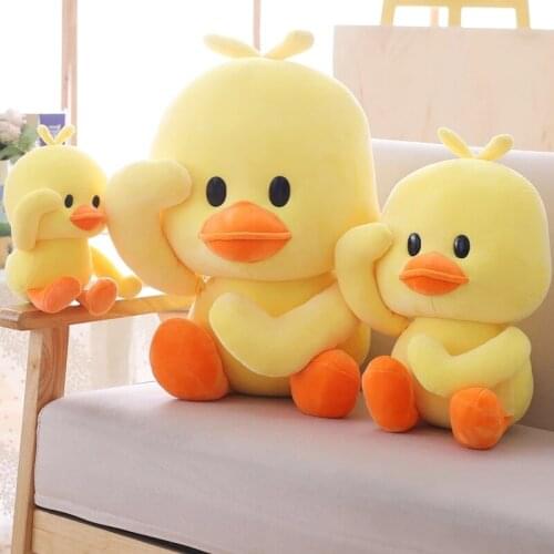 Stuffed Duck Toy Plush Duck Toy Big Yellow Duck Plush Toy Stuffed Animals Pillow Plush Toys for Birthday Baby Gift Decor Kawaii