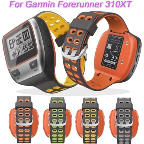Outdoor Sport Smart Watch Band for Garmin Forerunner 310XT Silicone Straps Watch Bracelet for Forerunner 310 XT Wristband Correa
