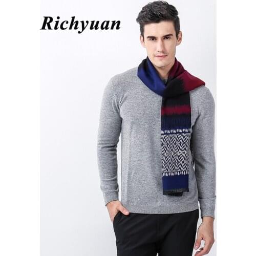 Richyuan Men's Cashmere Scarves