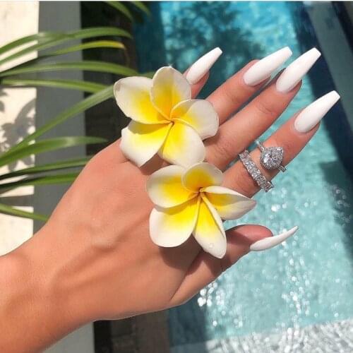 Romantic Diamond Cz ring Bridal sets 925 sterling silver Engagement Wedding Band Rings for women Girlfriend Party Jewelry