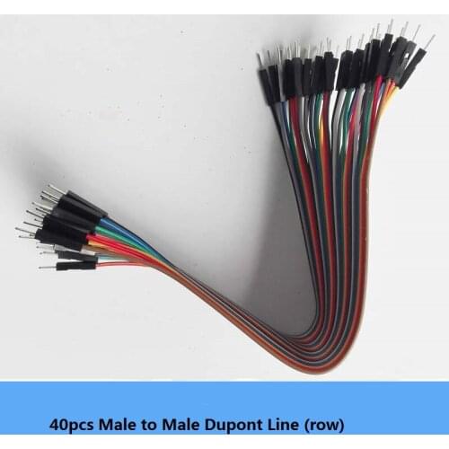 Male To Male Dupont Line 21CM Colored Bread Line Male Single-Chip Microcomputer Connection Line RC Robot Chassis Part DIY