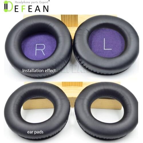 Defean 1 pairs DIY Ear Pads Cushion Replacement For Wireless Plantronics Backbeat Pro Noise Cancelling Headphones Bluetooth Mic