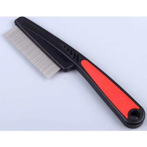 Grooming dog comb, hair removal stainless steel flea needle comb, lice comb, deworming eggs, opening knots, cat comb Pet tools