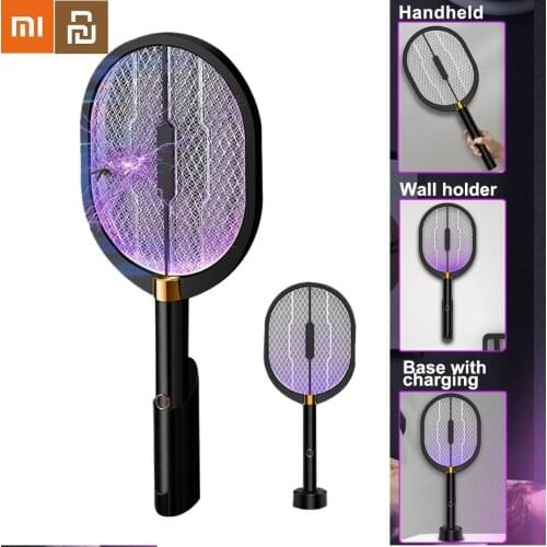 Xiaomi Youpin 3 IN 1 LED Electronic Mosquito Killer Lamp 3000V USB Rechargeable Anti Mosquito Swatter Zapper Trap Flies Insects