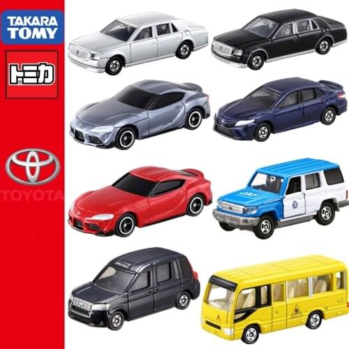 TAKARA TOMY TOMICA Toyota Series Car Hiace Crv Diecast Baby Toys Collection Funny Vehicle Mould Pop Bus Model Kit