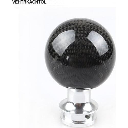 VEHTRKACNTOL Racing Carbon Fiber Alumium Manual Transmission Gear Shift Knob For Focus ST Ford Fiesta ST