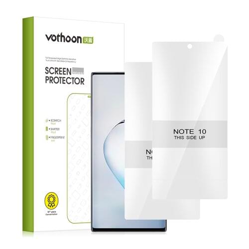 Vothoon 3D Screen Protector For Samsung Galaxy S20 ultra S10 Plus S8 S9 Plus Note 8 9 10 Plus Full Coverage Screen Protective