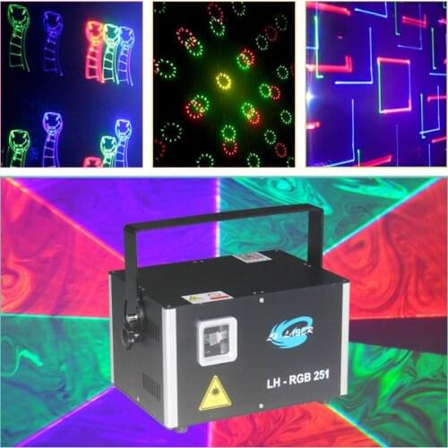 High power 3000MW RGB animation Cartoon laser light projector flash light outdoor laser light