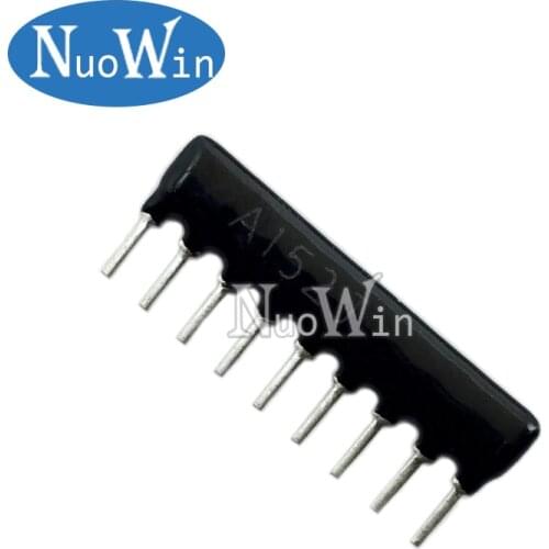 10pcs DIP exclusion Network Resistor array 9pin 47 100 220 330 470 510 680 1K 1.2K 1.5K 2K 2.2K 3.3K 4.7K 5.1K 5.6K 10K 100K ohm