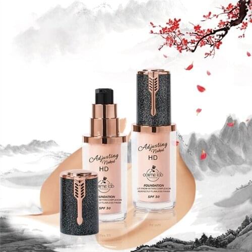 40ml Natural Base Makeup Bright Complexion And Long-lasting Oil Control Concealer Makeup Moisturizer Liquid Foundation TSLM1