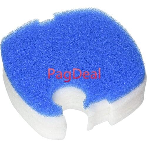 8pcs Replacement Blue Coarse Fine Filter Sponge Pad Aquarium Filter Media Foam Pads for SunSun HW-303 304 Canister Filter