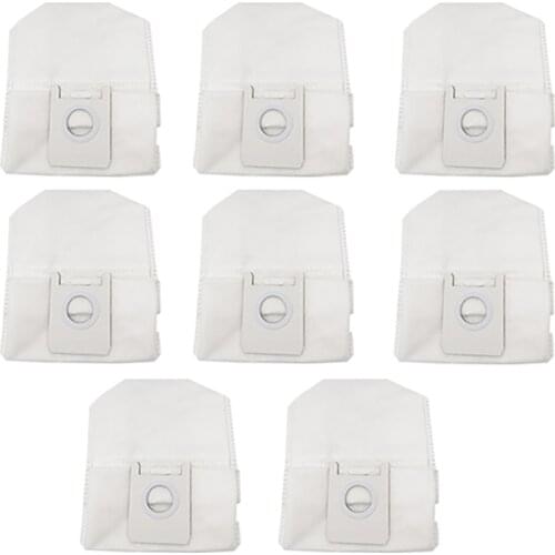 Promotion!8 Pack Dust Bag Replacement for Xiaomi Roidmi Robot Sweeping EVE Plus Vacuum Cleaner Replenish Spare Parts Accessory
