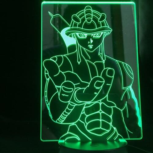 Anime Hunter X Hunter Meruem 3D LED Lamp for Bedroom Decor Nightlight Birthday Gift Room Table Lamp Acrylic Led Night Light